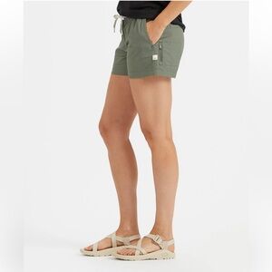Vuori Ripstop Green Drawstring Short Women’s XLarge Gorpcore Hiking